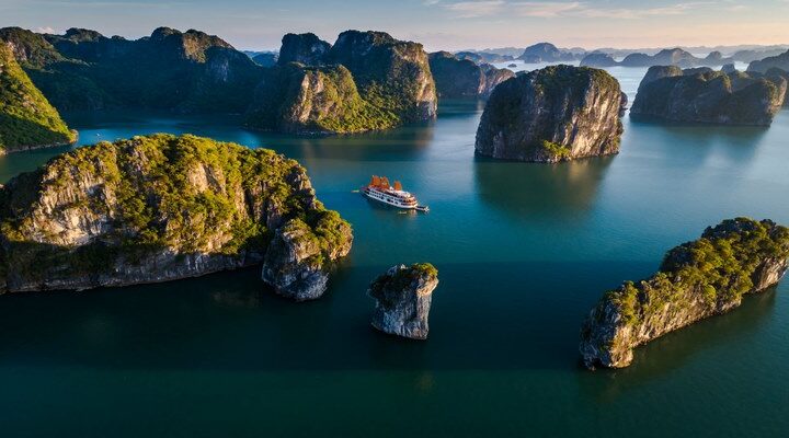 Day 2 itinerary to visit Ha Long Bay - Lan Ha Bay